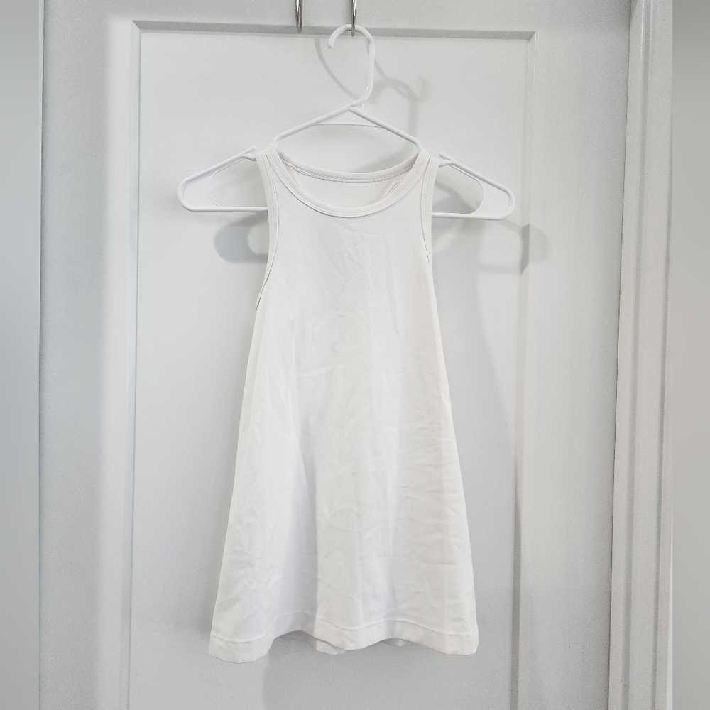 Lululemon White Tank Top Sz 4